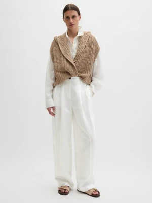 Luźny kardigan bez rękawów Marc O'Polo