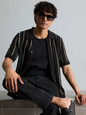 Luźny kardigan w stylu polo Marc O'Polo