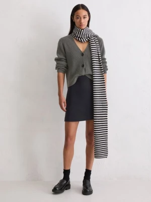 Luźny kardigan z dekoltem w szpic Marc O'Polo