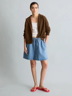 Luźny kardigan z kapturem Marc O'Polo