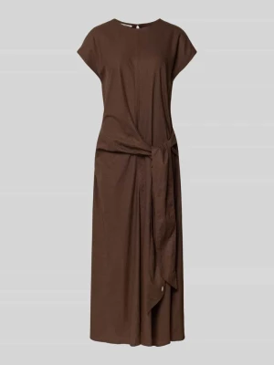 Luźny krój lniana bluzka z dekoltem w serek Scotch & Soda