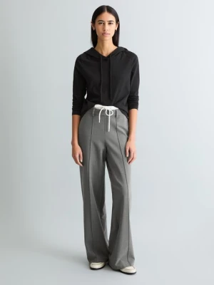 Luźny longsleeve z kapturem Marc O'Polo