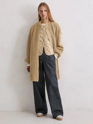 Luźny płaszcz teddy w stylu bluzy Marc O'Polo