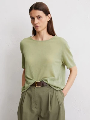 Luźny sweter z krótkim rękawem Marc O'Polo