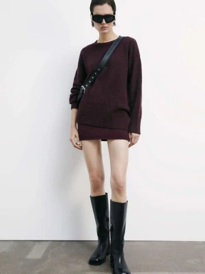 Luźny sweterek z okrągłym dekoltem PATRIZIA PEPE