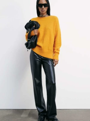 Luźny sweterek z okrągłym dekoltem PATRIZIA PEPE