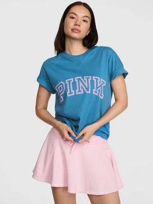 Luźny t-shirt Victoria's Secret Niebieski