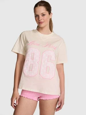 Luźny t-shirt Victoria's Secret Szary