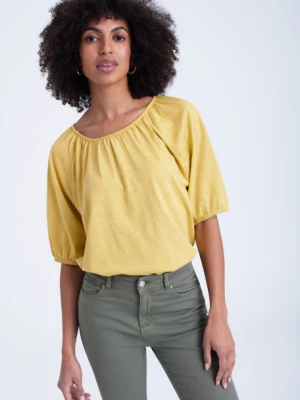 Luźny top z rękawami do łokcia Greenpoint