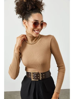 Lycalia Sweter w kolorze beżowym rozmiar: onesize
