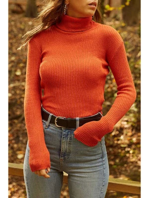Lycalia Sweter w kolorze pomarańczowym rozmiar: onesize