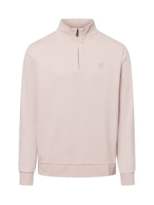Lyle & Scott Bluza męska Mężczyźni Bawełna różowy jednolity,