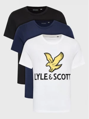 Lyle & Scott Komplet 3 t-shirtów TS1726V Granatowy Regular Fit