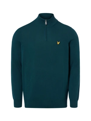 Lyle & Scott sweter z cienkiej dzianiny Mężczyźni Bawełna zielony
