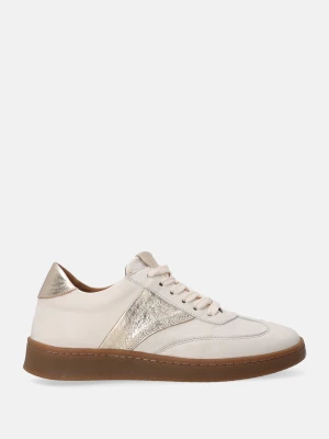Zdjęcie produktu Beżowe skórzane buty sportowe w retro stylu M005LEBGOSP140 Venezia