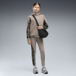 Młodzieżowe legginsy PUMA Sport Animal 7/8, Odzież, Beżowy
