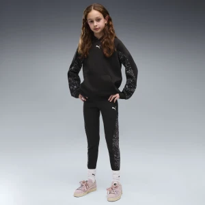 Młodzieżowe legginsy PUMA Sport Animal 7/8, Odzież, Czarny