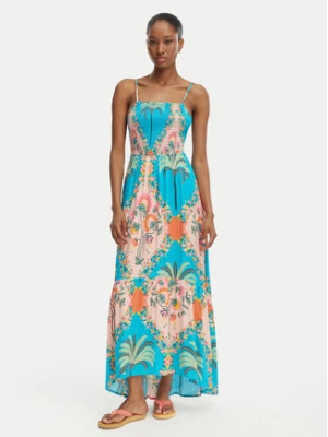 Maaji Sukienka letnia Isadora PT2123CLD009 Błękitny Regular Fit