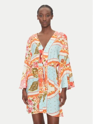 Maaji Sukienka plażowa Floral Groove Joy PT2472CPO010 Kolorowy Relaxed Fit
