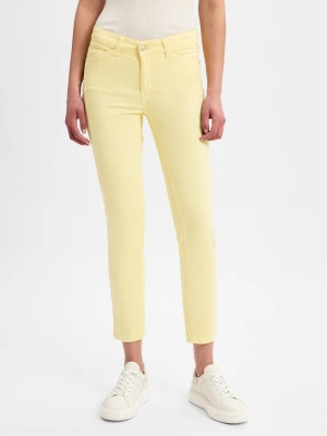 MAC Damskie spodnie skinny - Dream Summer Wonderlight Kobiety żółty,