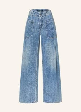 Mac Daydream Jeansy Wide Leg Portland blau