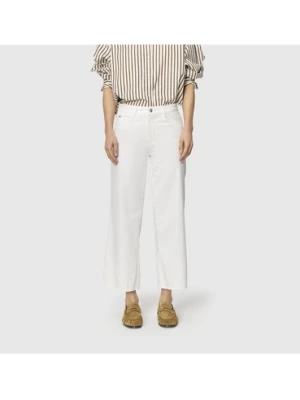 MAC Dżinsy - Dream Wide Kobiety biały jednolity,