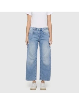 MAC Dżinsy - Ohio Kobiety Bawełna niebieski jednolity,