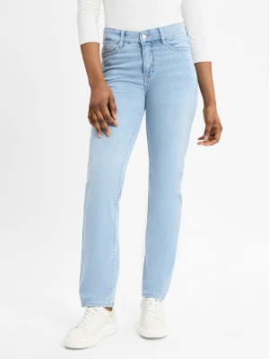 MAC Jeansy Kobiety Bawełna niebieski jednolity,