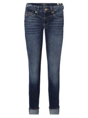 MAC Jeansy Kobiety niebieski jednolity,