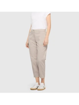 MAC spodnie chino Kobiety Bawełna beżowy,