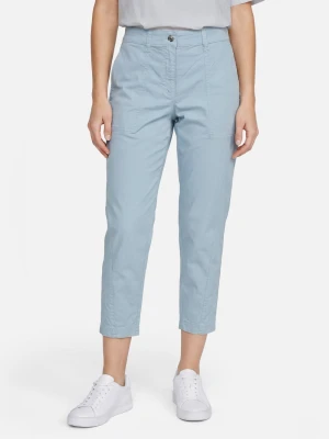 MAC spodnie chino Kobiety Bawełna niebieski