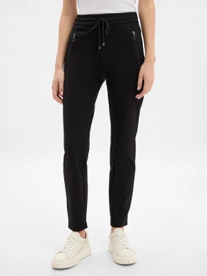 MAC Spodnie - Easy Kobiety czarny jednolity,