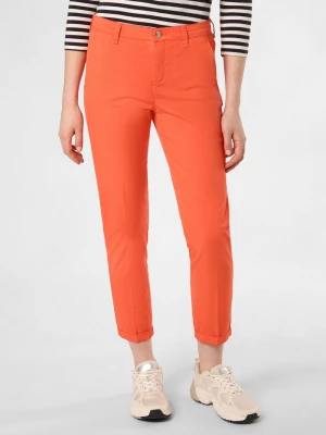 MAC Spodnie Kobiety Bawełna pomarańczowy jednolity,