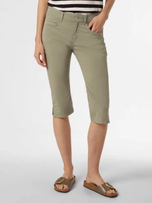 MAC Spodnie Kobiety Bawełna zielony jednolity,