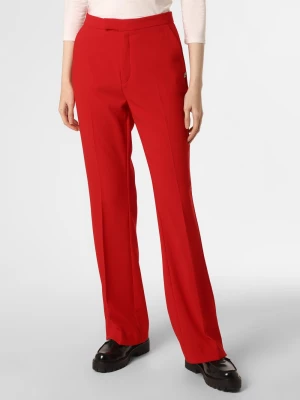 MAC Spodnie Kobiety czerwony jednolity,