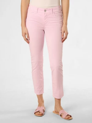 MAC Spodnie - Rich Slim Kobiety Bawełna różowy jednolity,