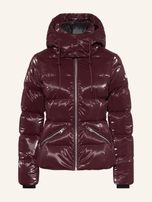 Mackage Kurtka Puchowa Madalyn-Glo Z Odpinanym Kapturem rot CIEMNOCZERWONY