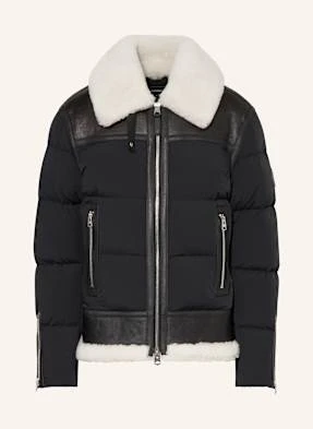 Mackage Kurtka Puchowa Robert Z Mieszanki Materiałów schwarz