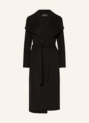 Mackage Płaszcz Wełniany Mai schwarz