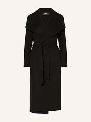 Mackage Płaszcz Wełniany Mai schwarz