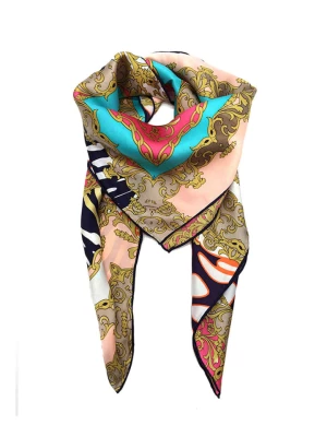 Made in Silk Jedwabna chusta ze wzorem - 90 x 90 cm rozmiar: onesize