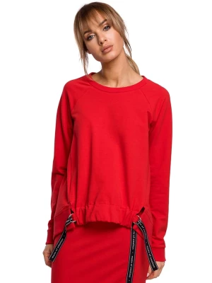 made of emotion Bluza w kolorze czerwonym rozmiar: S