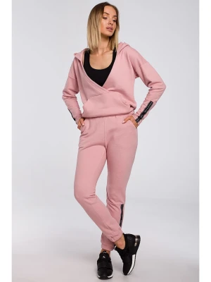 made of emotion Bluza w kolorze jasnoróżowym rozmiar: XXL