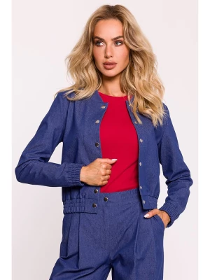 made of emotion Bluza w kolorze niebieskim rozmiar: XL