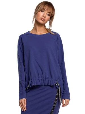 made of emotion Bluza w kolorze niebieskim rozmiar: M