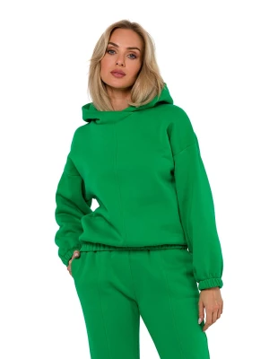 made of emotion Bluza w kolorze zielonym rozmiar: S/M
