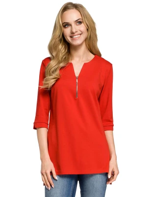 made of emotion Bluzka w kolorze czerwonym rozmiar: L