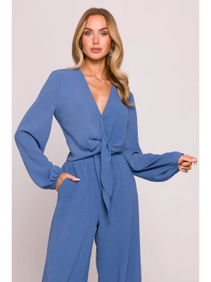 made of emotion Bluzka w kolorze niebieskim rozmiar: M