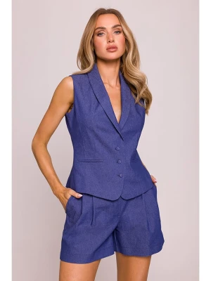 made of emotion Kamizelka garniturowa w kolorze granatowym rozmiar: XL