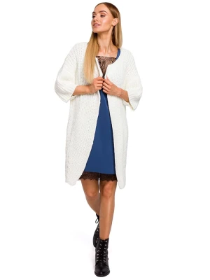 made of emotion Kardigan w kolorze kremowym rozmiar: onesize